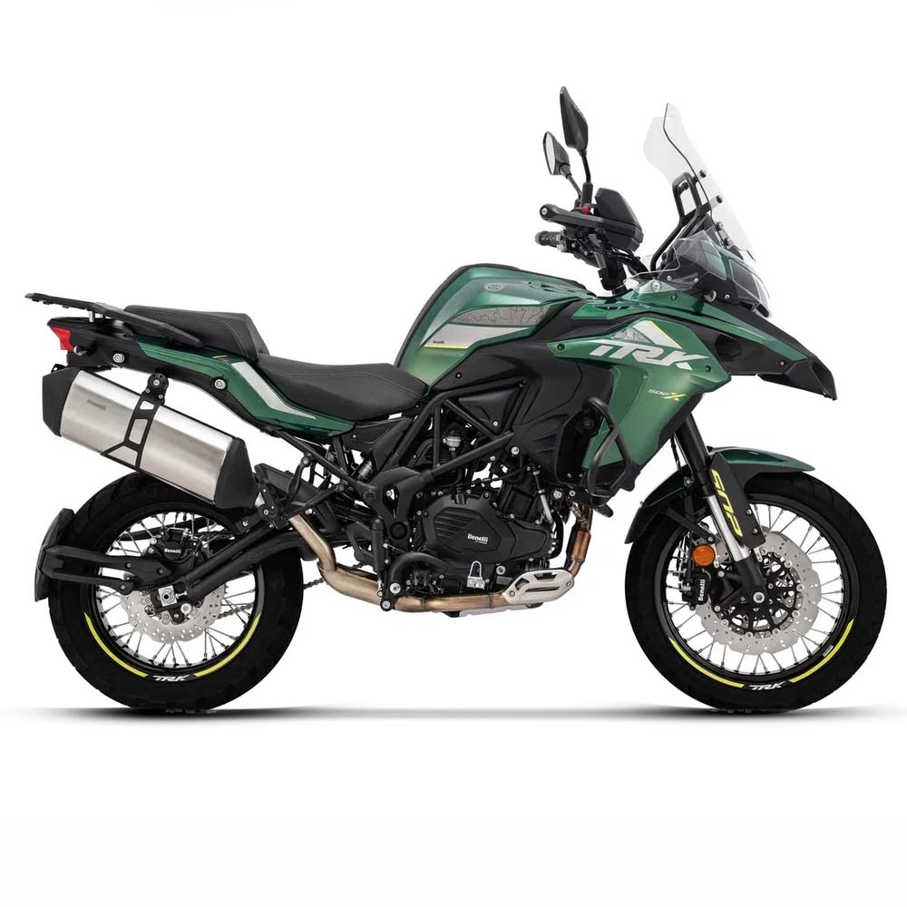 Мотоцикл Benelli TRK 502X (зеленый/черный)