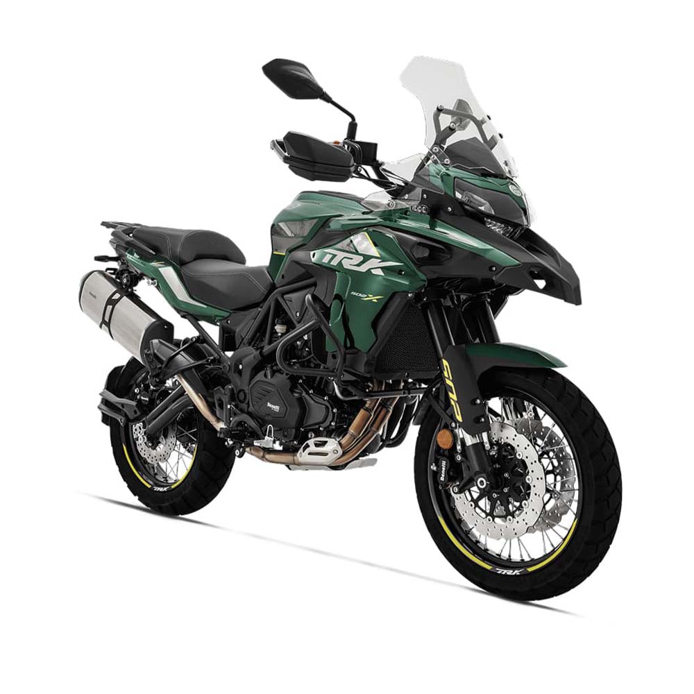 Мотоцикл Benelli TRK 502X (темно-зеленый глянцевый)
