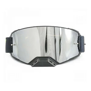 Очки для мотокросса ATAKI PRIME S.E. NEON, двойная магнитная зеркальная линза (черн)