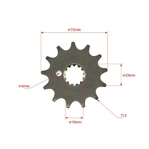 Звезда ведущая 520-13T двиг. ZS 177FMM (NC250) SM-PARTS