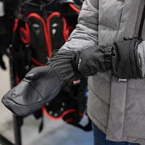 Перчатки для снегохода KLIM Caribou #6 (черн, XXL)