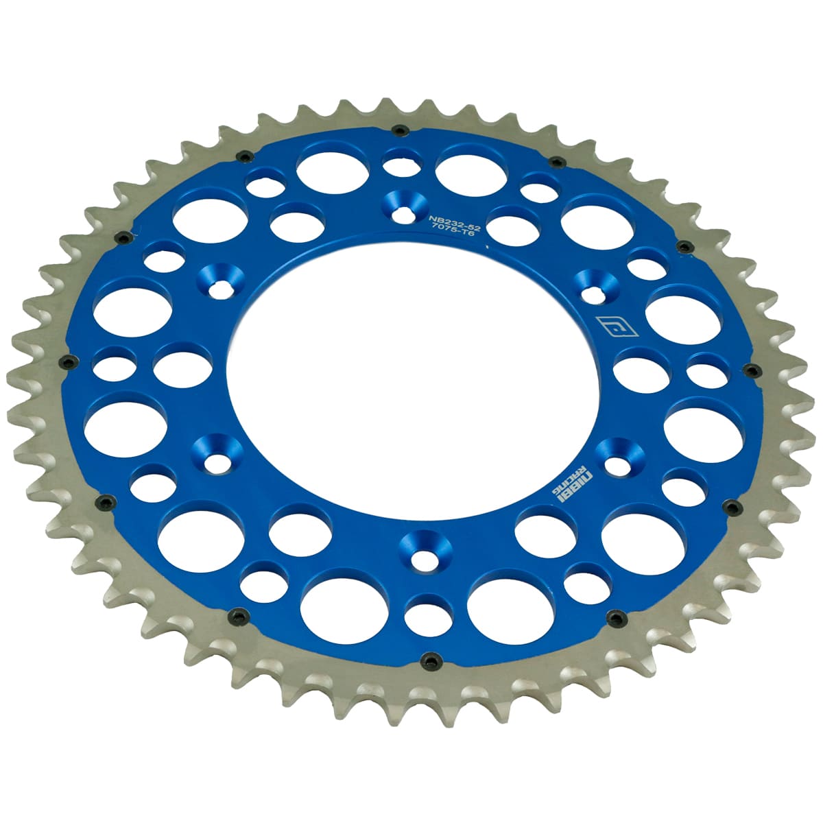 Звезда ведомая биметаллическая GR1, GR7 ( JT R897) 520-52 синяя NIBBI