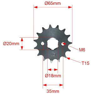 Звезда ведущая 428-15T d-20  CN
