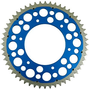 Звезда ведомая биметаллическая GR1, GR7 ( JT R897) 520-52 синяя NIBBI